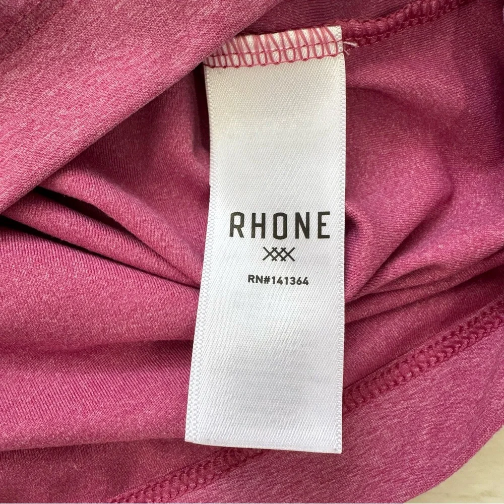 Rhone Reign Tee Shirt Men’s XL‎ Pink Performance Activewear Workout Training Gym